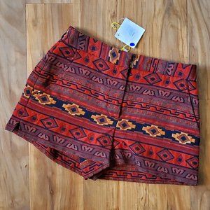 BCBGeneration Tribal Print Short NWT